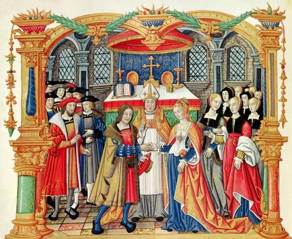 奧地利國王與法國公主